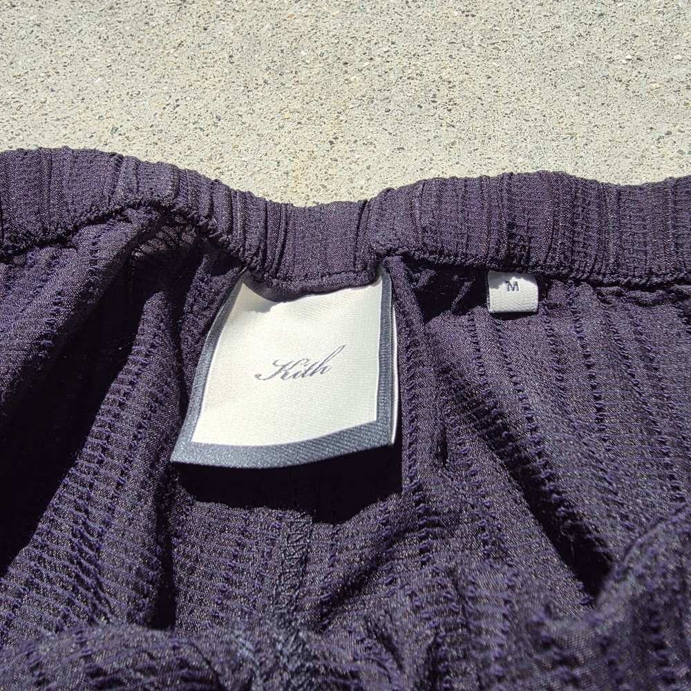 Kith Black Light-Weight Wide-Leg Chinos - Picture 2 of 5